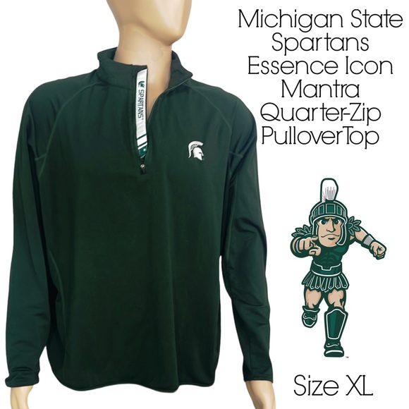 Levelwear Other - Michigan State Spartans Mobility Quarter-Zip Golf Pullover